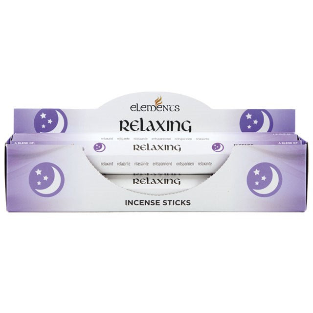 Box of 6 packs of Elements Relaxing Incense Sticks