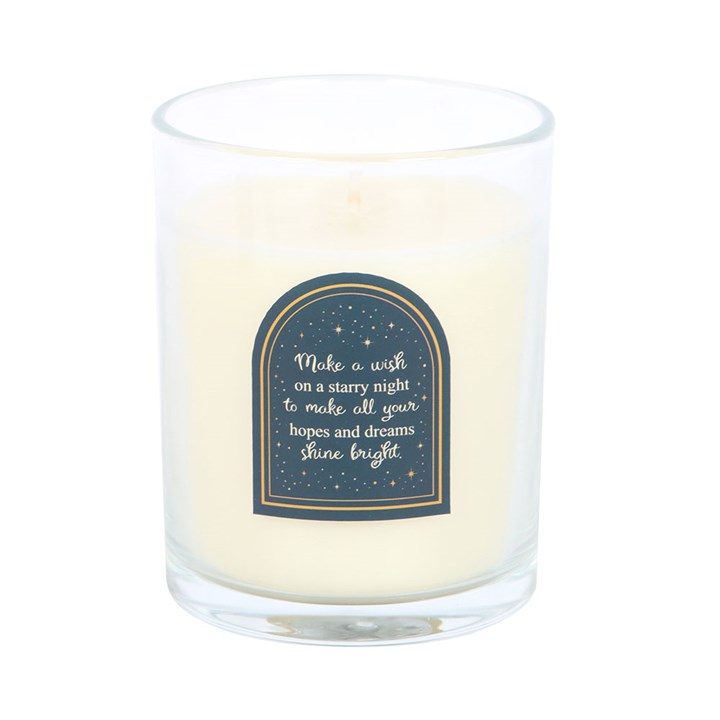 Starry Night Cinnamon & Blackberry Candle | Celestial Glass Scented Candle