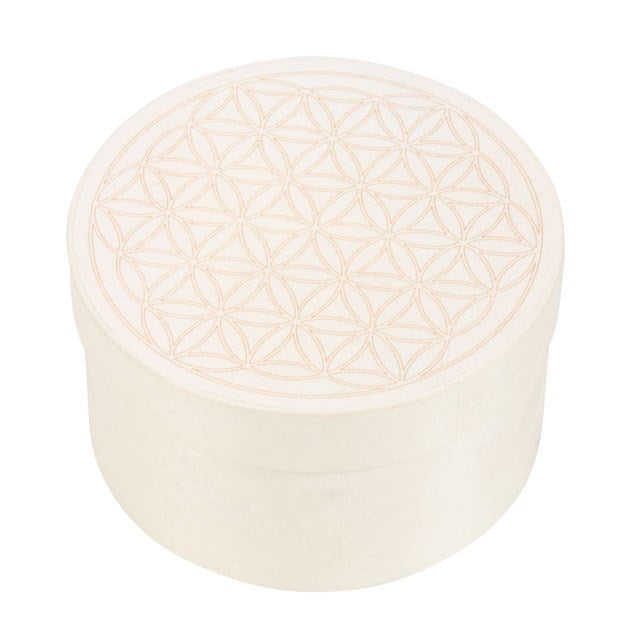 7 Chakra Gemstone Crystal Set | Healing Chakra Stones with Flower of Life Box