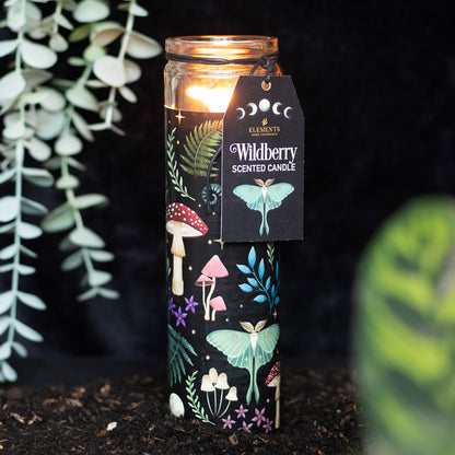 Dark Forest Wildberry Tube Candle | Mystical Woodland Scented Candle