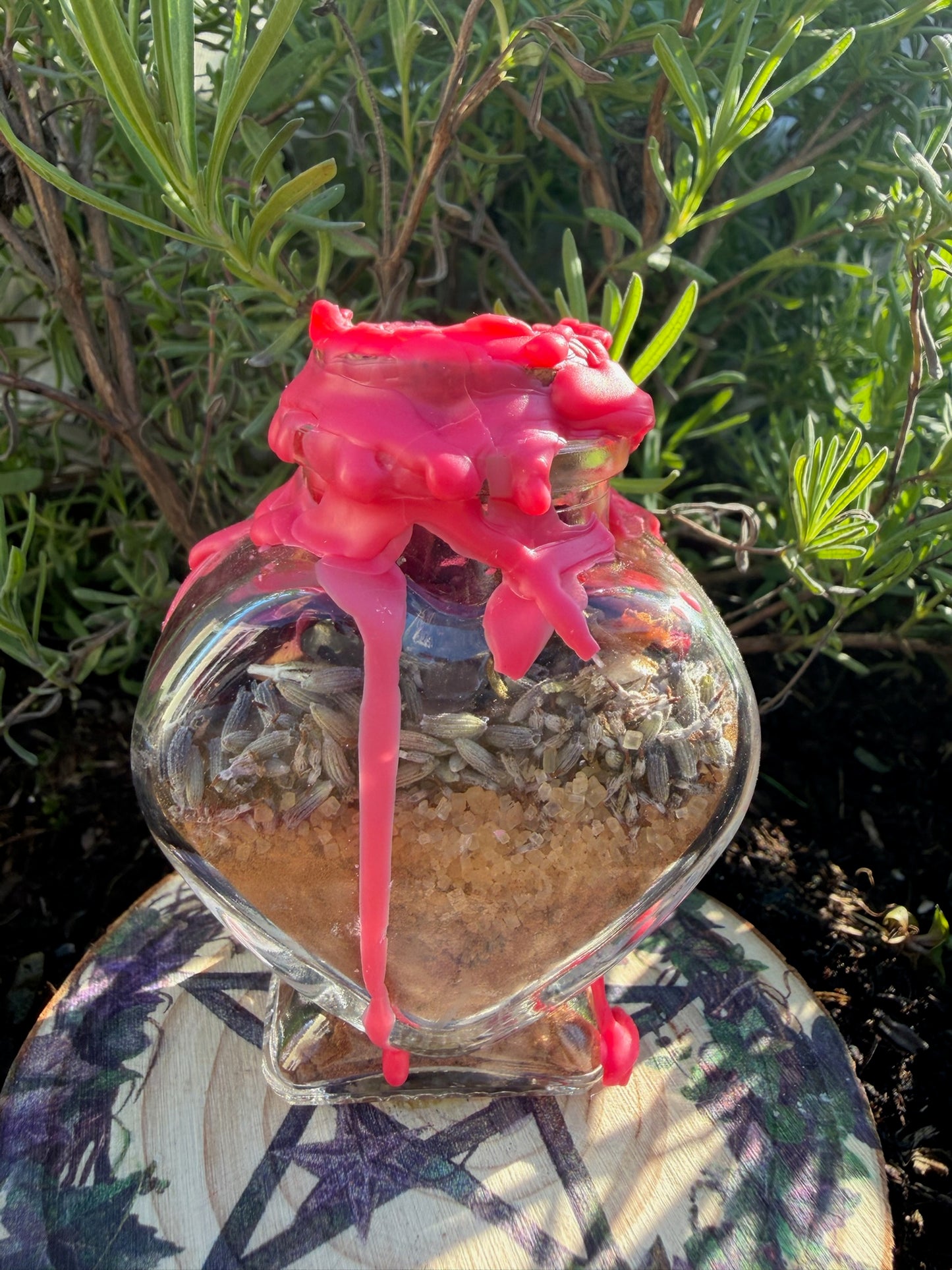 Love Spell Jar- for all love connections - Attract, Deepen & Rekindle