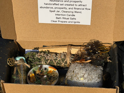 Abundance and Prosperity Witches Ritual Bundle | Growth - Wealth - Stead Flow - Success