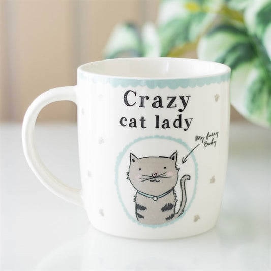 Crazy Cat Lady Mug | Funny Cat Lover Gift Mug (Boxed)
