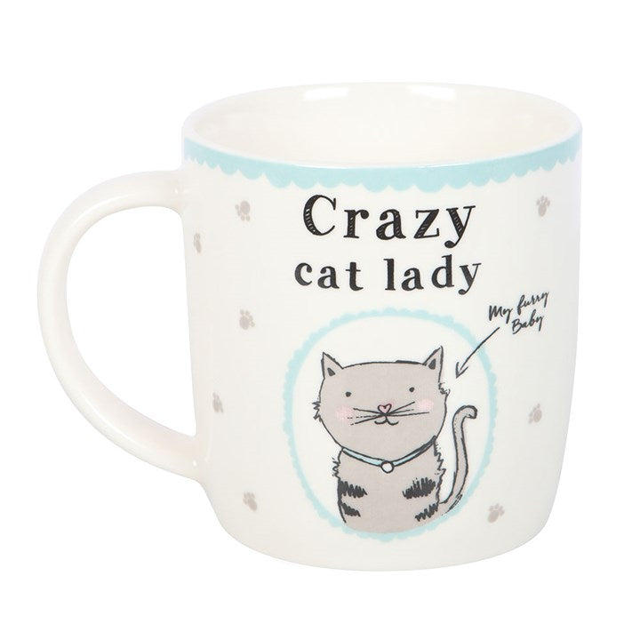 Crazy Cat Lady Mug | Funny Cat Lover Gift Mug (Boxed)