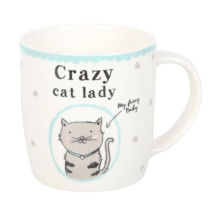 Crazy Cat Lady Mug | Funny Cat Lover Gift Mug (Boxed)