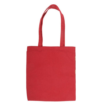 Sacred Heart Print Tote Bag | Gothic Heart Canvas Shopping Bag