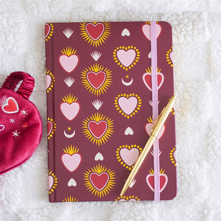 Sacred Heart A5 Notebook | Gothic Heart Journal for Notes & Journaling