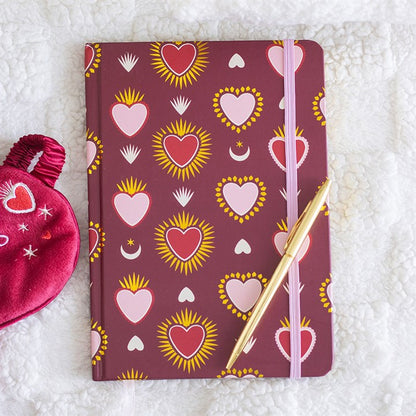 Sacred Heart A5 Notebook | Gothic Heart Journal for Notes & Journaling