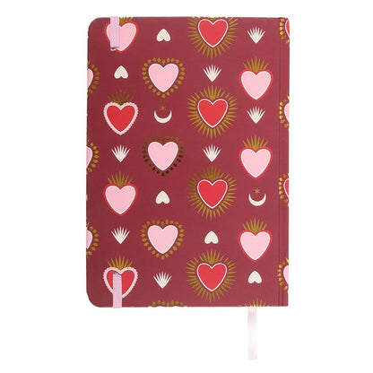 Sacred Heart A5 Notebook | Gothic Heart Journal for Notes & Journaling
