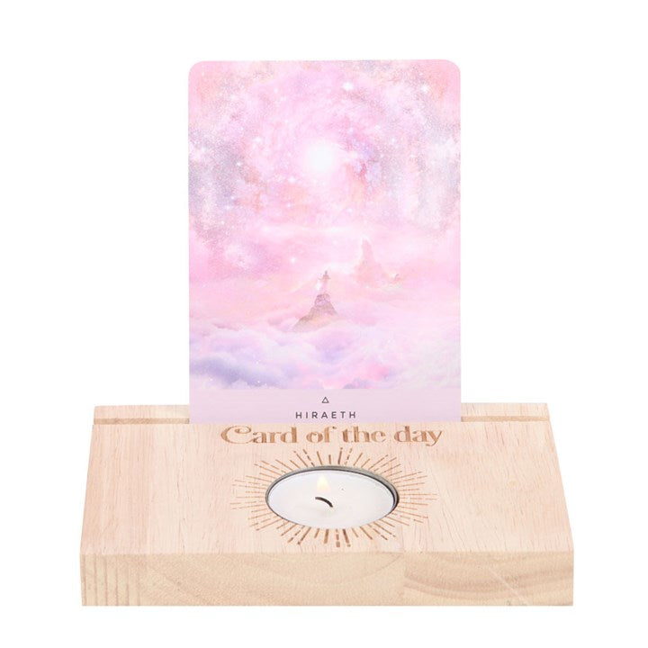 Natural Card of the Day Tarot Card Stand Tealight Holder |