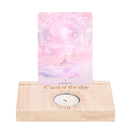 Natural Card of the Day Tarot Card Stand Tealight Holder |