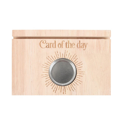 Natural Card of the Day Tarot Card Stand Tealight Holder |