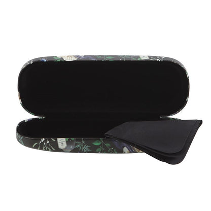 Venom & Vines Gothic Glasses Case | Skull, Serpent & Botanical Print Eyewear Case