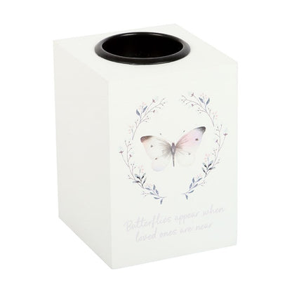 Butterflies Appear Tealight Holder | Butterfly Memorial Candle Holder