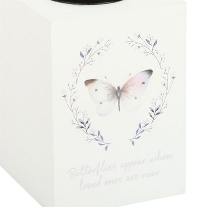 Butterflies Appear Tealight Holder | Butterfly Memorial Candle Holder
