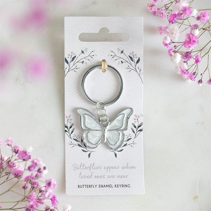 Butterflies Appear Butterfly Keyring | Memorial Butterfly Keepsake