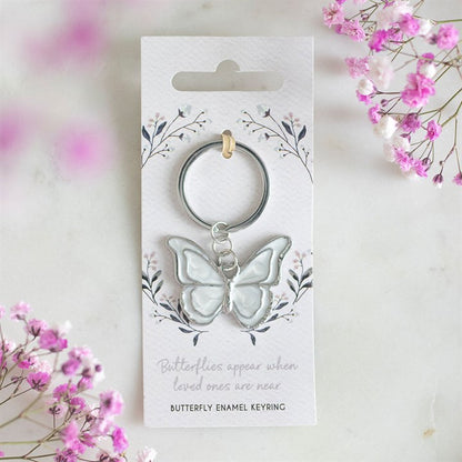 Butterflies Appear Butterfly Keyring | Memorial Butterfly Keepsake