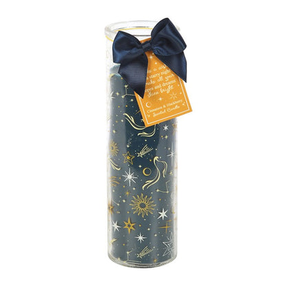 Starry Night Cinnamon & Blackberry Tube Candle | Celestial Scented Candle